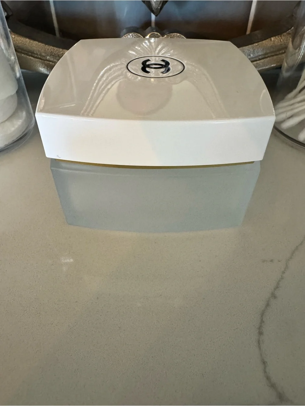 CHANEL empty frosted